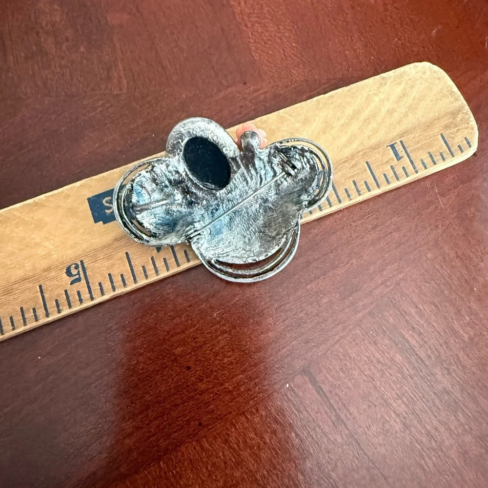 Vintage Silver Tone Brooch